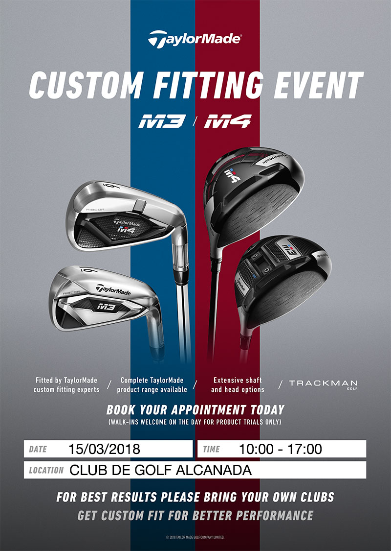 NEW TAYLORMADE FITTING AT ALCANADA 