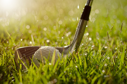 adjust the spin with irons in golf