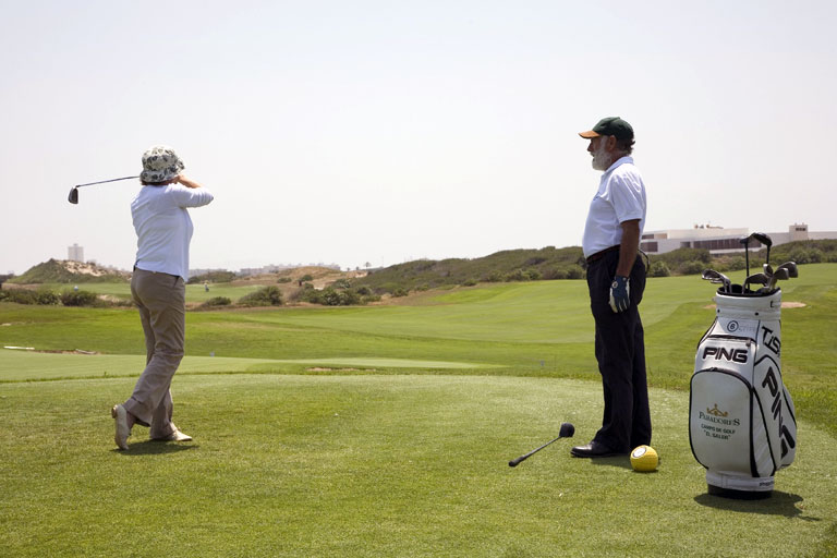 salitre al material en golf