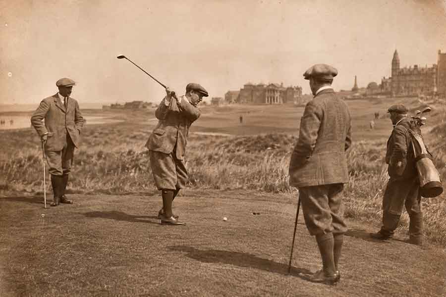 El origen del hoyo 18: por qué una ronda tiene esa estructura 1 alcanada vintage golf
