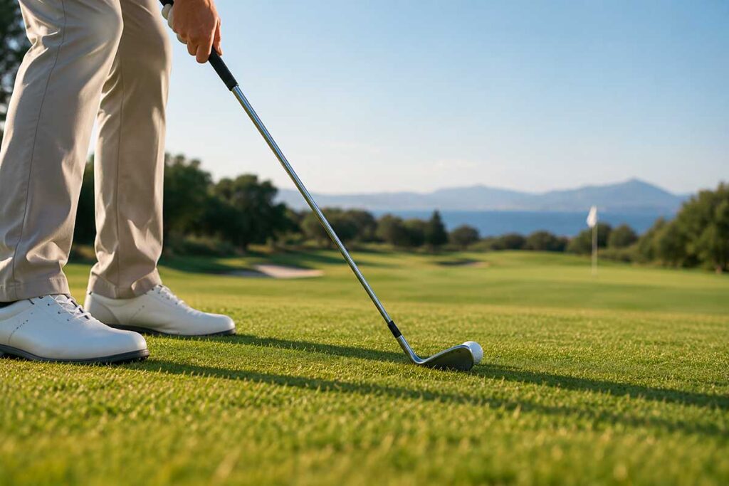 ¿Cuándo usar un golpe bajo en lugar de levantar la bola? 1 golf alcanada low shot
